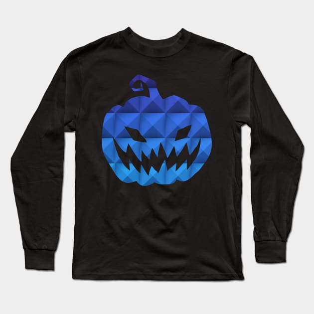 Awesome pumpkin scary face Long Sleeve T-Shirt by trendybestgift